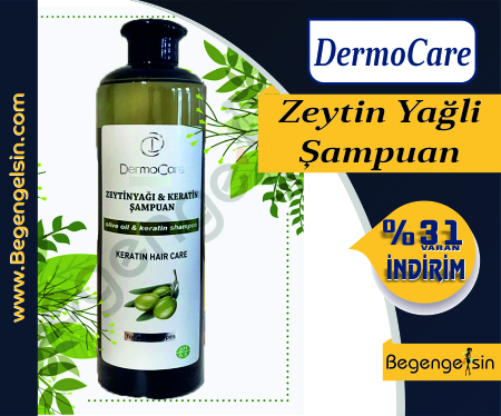 DermoCare şampuan zeytin yaği Keratin